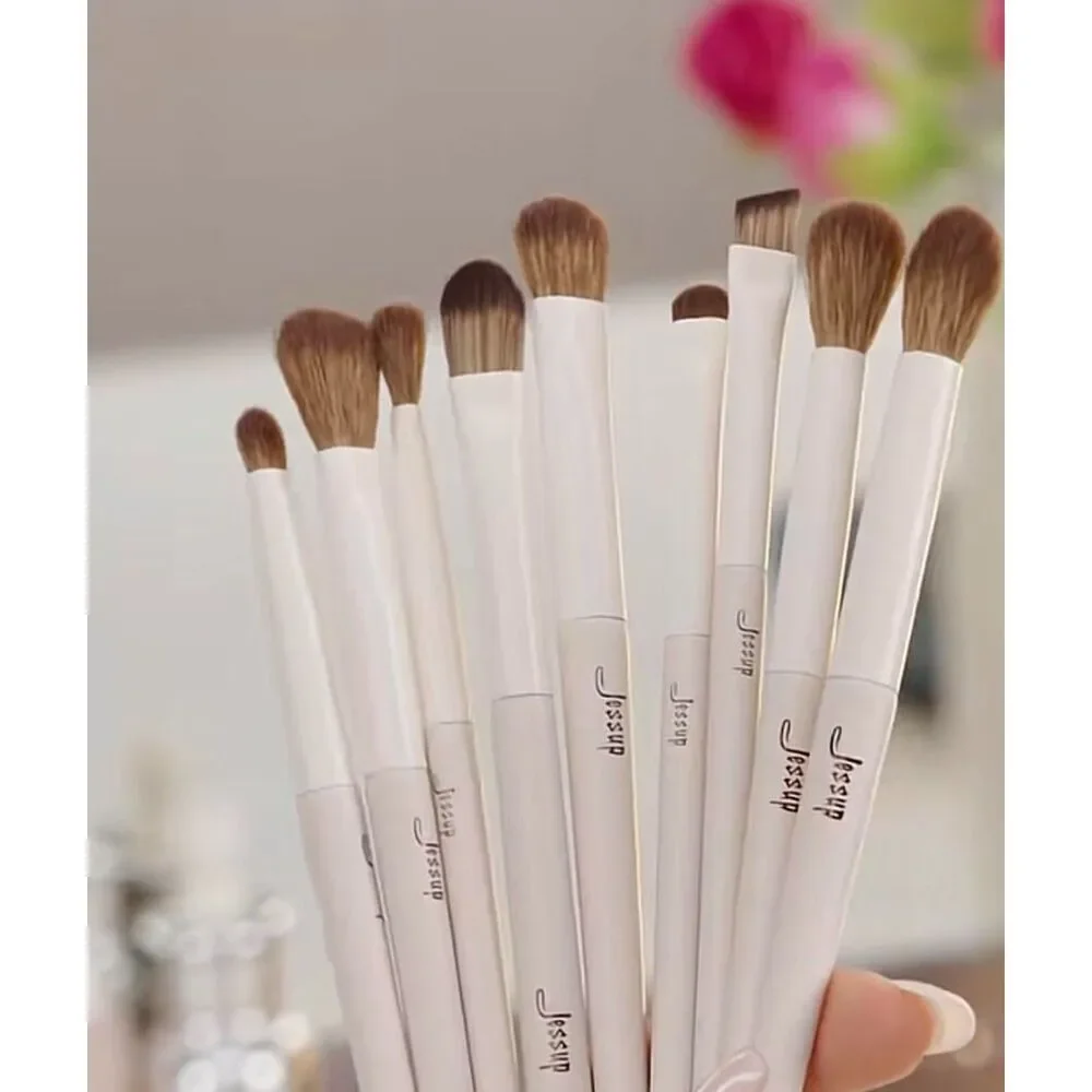 Jessup 14Pieces Light Grey T329 Premium Synthetic Makeup Brush Set